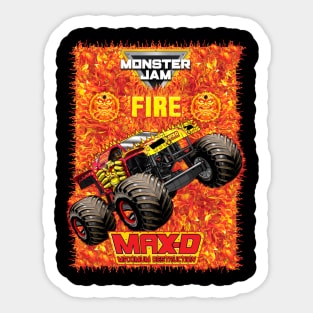 The Fire of Max Sticker